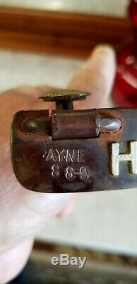 Vintage Argent Monté Deux Éperon Par Le Célèbre Fabricant Du Texas Jeff Payne Cowboy