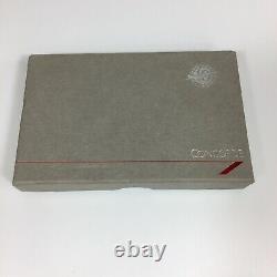 Vintage Boxed Paire D'étiquettes En Argent Sterling Concorde Rye & Bourbon