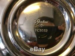 Vintage Gorham Silverplate Paire De Colonial 3 Partie Candélabres #yc 3032