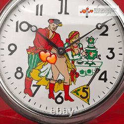Vintage Montre De Poche Érotique Montre Analogique Loving Couple Molnia 3602 Jl Romantique