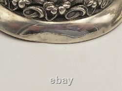 Vintage Paire De Porte-bougies Sterling Silver Par Mueck-cary #6995