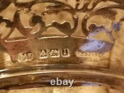 Vintage Sterling Silver 1885 Deakin & Francis Pair Posy Vases